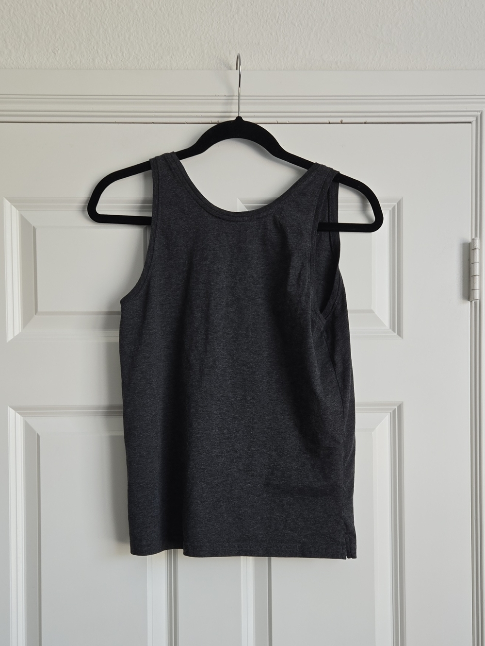J. Crew Dark Charcoal Scoop Tank - Picture 4 of 6